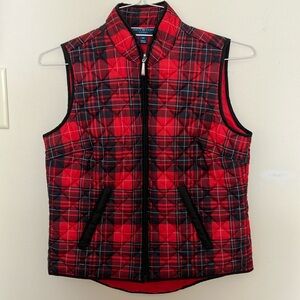 Karen Scott Sport Plaid Quilted Vest